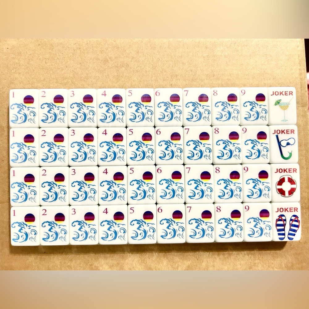 Summer Splash Mahjong Tile Set - LAST ONE! - Picture 8 of 16